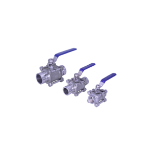 VANNE A BILLE 3PC 1000WOG AVEC EXTREMITE RAINUREE