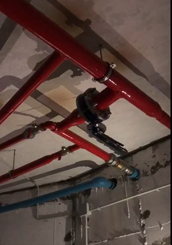 Reseau sprinkler et vanne