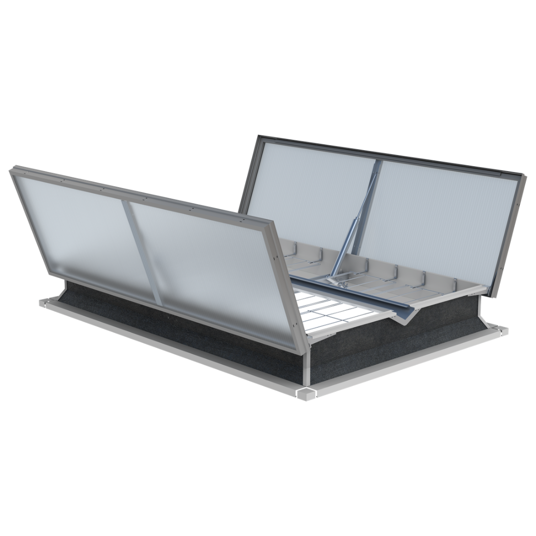 Réhausse coiffante double vantail — 4M Energy Tanger